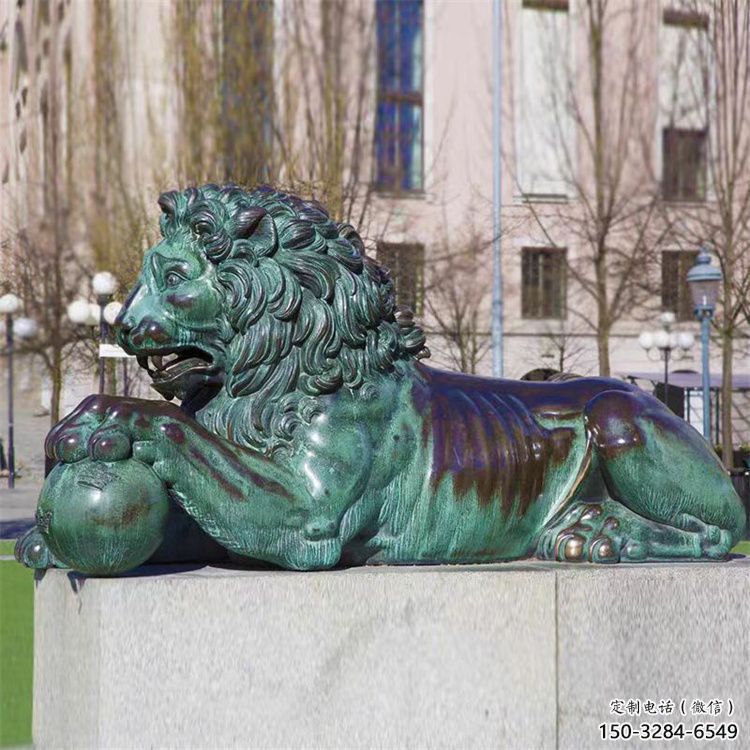 主題獅子雕塑制作,景觀美陳概念,青銅趴獅雕塑生產(chǎn) 主題獅子雕塑制作,景觀美陳概念,青銅趴獅雕塑生產(chǎn)