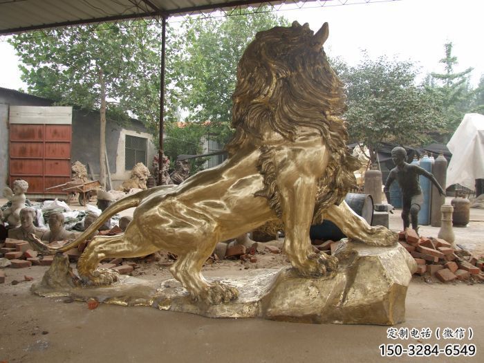 大型獅子雕塑精品,標識雕塑,鑄銅走獅雕塑選用 大型獅子雕塑精品,標識雕塑,鑄銅走獅雕塑選用