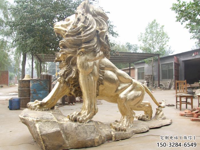 黃銅獅子雕塑預定,動物景觀擺件,走獅主題雕塑精品 黃銅獅子雕塑預定,動物景觀擺件,走獅主題雕塑精品