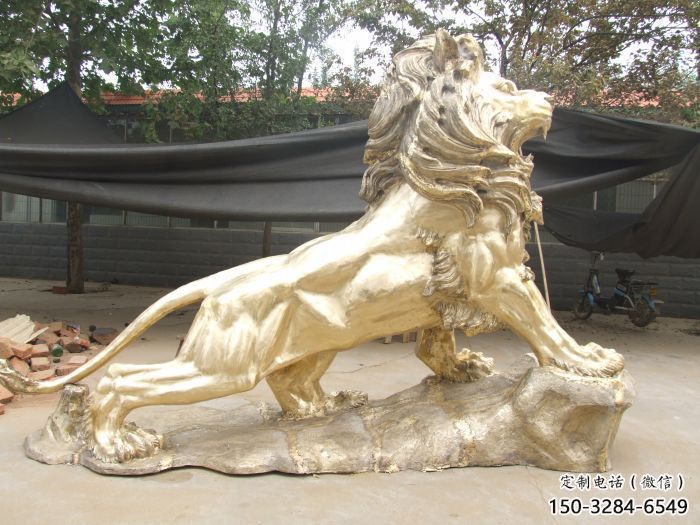 獅子雕塑通用,街頭雕塑,黃銅走獅雕塑標準 獅子雕塑通用,街頭雕塑,黃銅走獅雕塑標準
