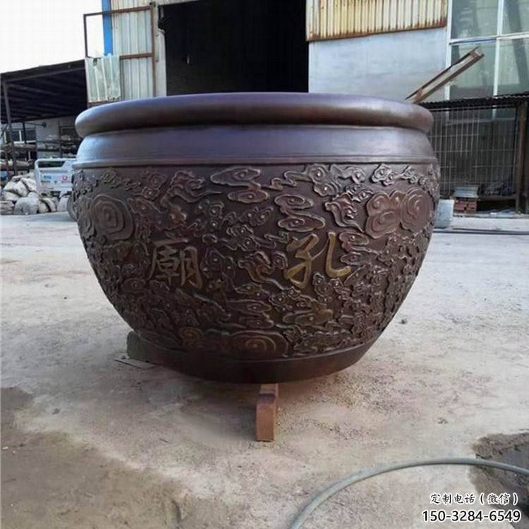 祥云圖青銅缸雕塑 祥云圖青銅缸雕塑
