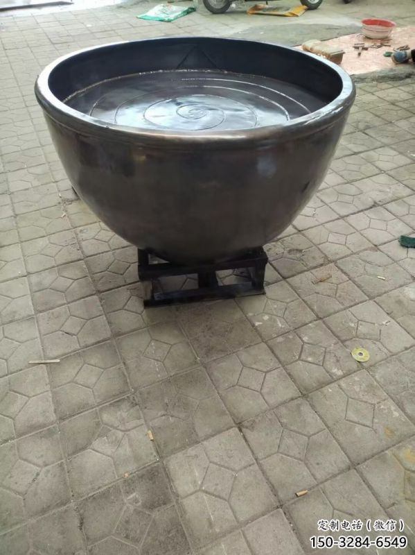 大型太平缸景觀銅雕塑 大型太平缸景觀銅雕塑
