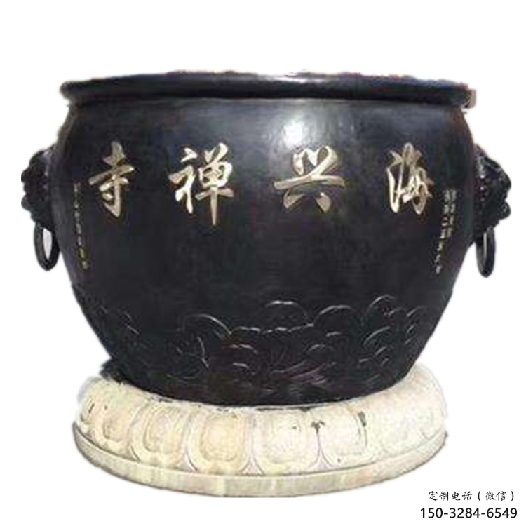 寺廟太平缸景觀銅雕塑 寺廟太平缸景觀銅雕塑