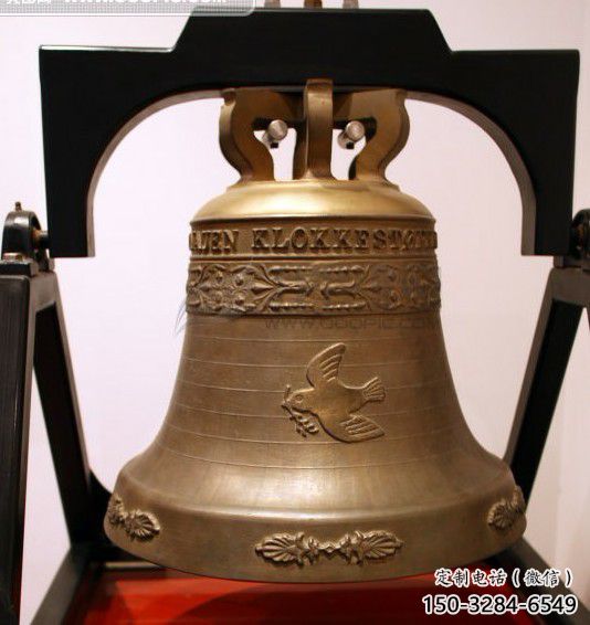 平直形黃銅鐘雕塑 平直形黃銅鐘雕塑