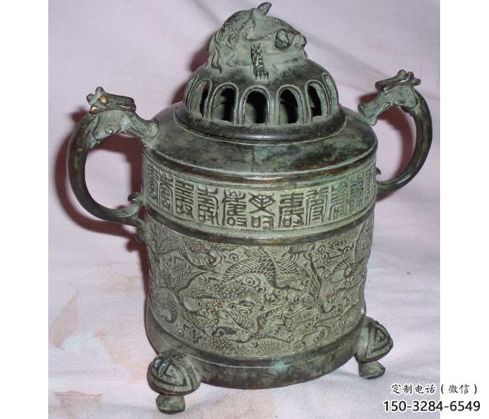 古法博山爐銅雕塑 古法博山爐銅雕塑