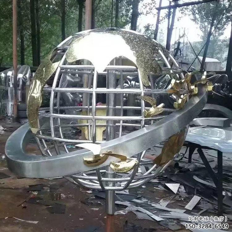 地球儀雕塑展品,彩鋼制作,鏡面地球儀雕塑廠家精品 地球儀雕塑展品,彩鋼制作,鏡面地球儀雕塑廠家精品