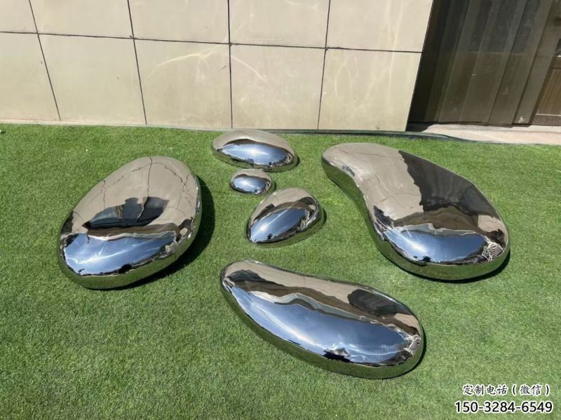 售樓部景觀雕塑，噴砂景觀石雕塑，烤漆題材