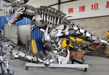 卡通機器人雕塑