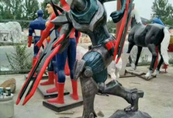 提供卡通機器人雕塑