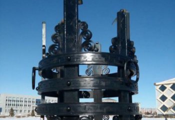 三足鼎地標景觀雕塑，城市藝術美陳雕塑