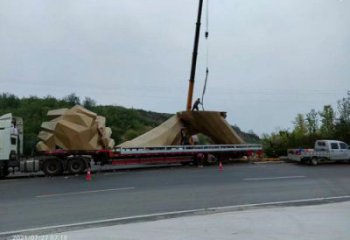 握手地標雕塑，不銹鋼城市雕塑制作