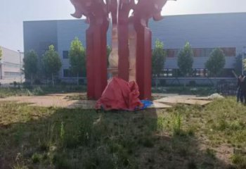 火球雕塑，精神堡壘火球雕塑落地展示