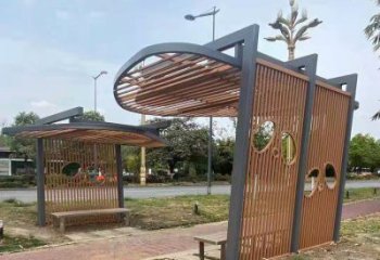 鏤空設(shè)計(jì)廊架，不銹鋼管結(jié)構(gòu)組合雕塑