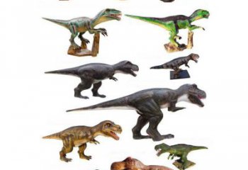 廣場恐龍雕塑優價，動物組合，玻璃鋼恐龍雕塑異型