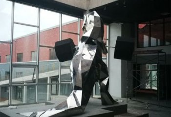 恐龍雕塑訂做，景區(qū)雕塑，鏡面恐龍雕塑定價(jià)