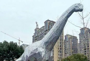 鏤空恐龍雕塑制造，歐式風(fēng)格，切面恐龍雕塑定價