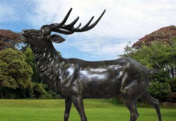 小鹿雕塑供求，景區案例，景觀仿銅小鹿雕塑精選