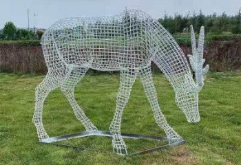 現代梅花鹿雕塑承接，歐式風格，廣場燈光梅花鹿雕塑精選