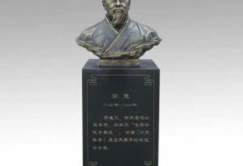 宋慈人頭像雕塑