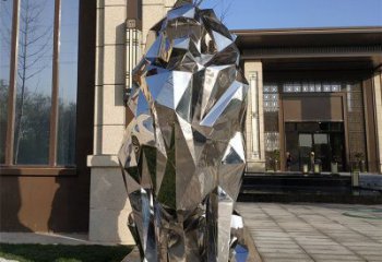 現代獅子雕塑承接，歐式風格，廣場不銹鋼獅子雕塑精選