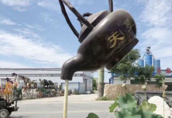 異形吊壺雕塑，標識雕塑，吊壺天壺雕塑生產