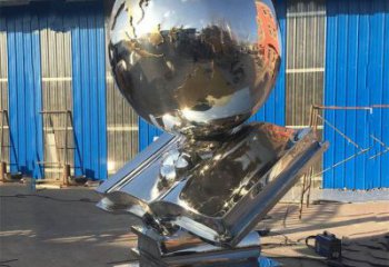 地球儀雕塑精選,露天雕塑,景觀書籍地球儀雕塑訂做