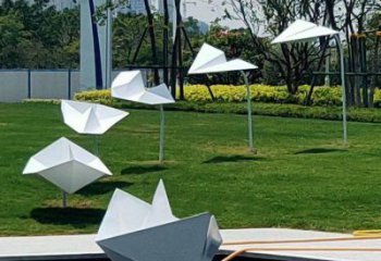 紙船雕塑標準，街頭藝術，廣場折紙船雕塑通用