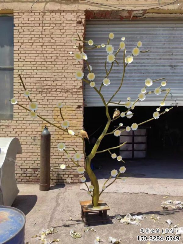 紫丁香雕塑定做，公園小品，不銹鋼紫丁香雕塑廠家精選