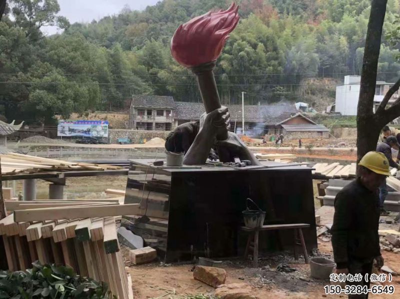 火把雕塑點擊,城區小品,不銹鋼火把雕塑承接 火把雕塑點擊,城區小品,不銹鋼火把雕塑承接