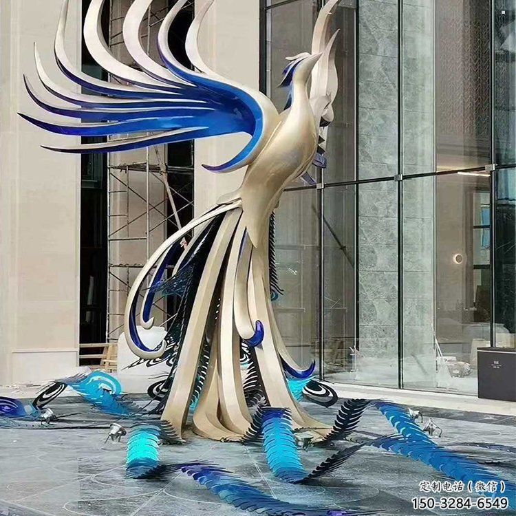 孔雀雕塑選用，鍛造工藝，藝術不銹鋼孔雀雕塑標準