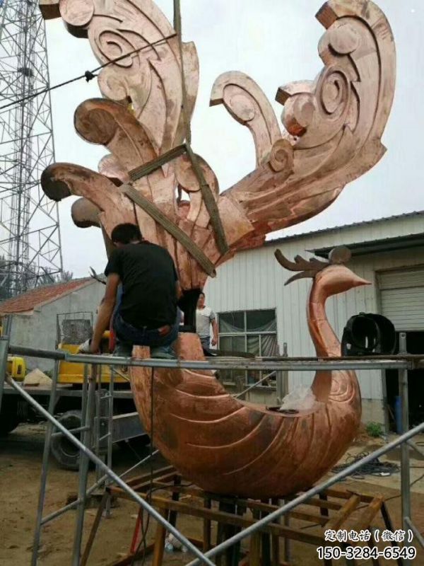 孔雀雕塑生產，戶外擺放，景觀銅孔雀雕塑精選