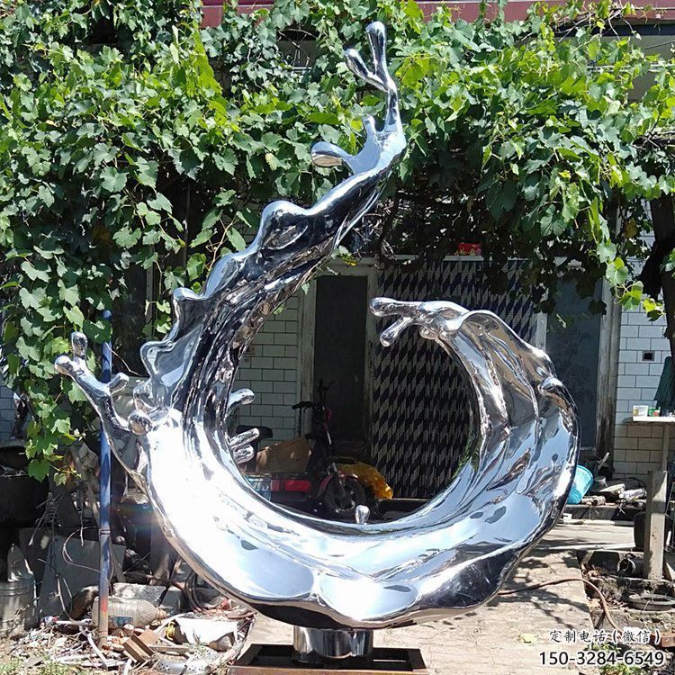 波浪雕塑供應,城區小品,不銹鋼波浪雕塑制造商 波浪雕塑供應,城區小品,不銹鋼波浪雕塑制造商