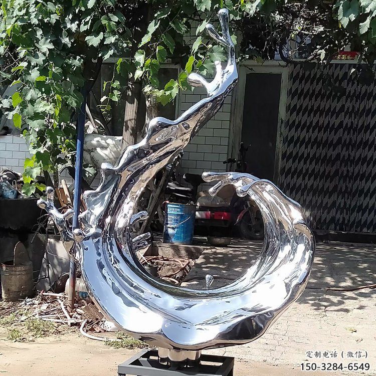 波浪雕塑提供,多彩藝術,中式不銹鋼波浪雕塑通用 波浪雕塑提供,多彩藝術,中式不銹鋼波浪雕塑通用