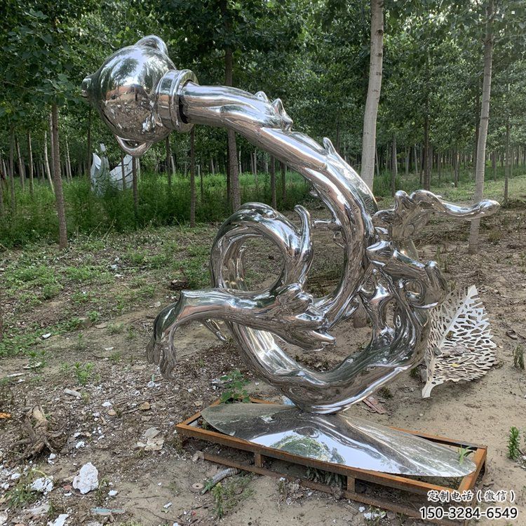 波浪雕塑制造商，鋼管組合，不銹鋼波浪雕塑優(yōu)選