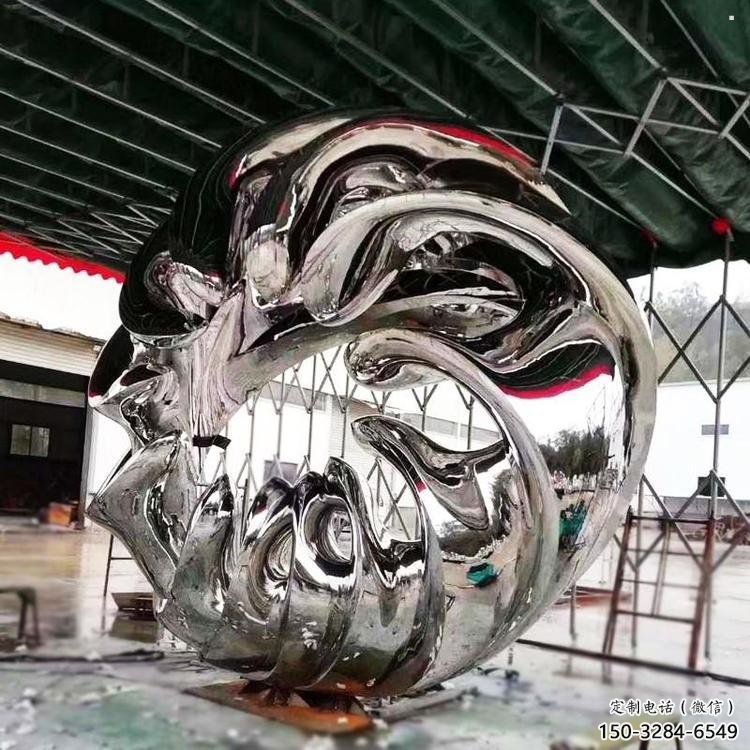 幾何水花雕塑 幾何水花雕塑