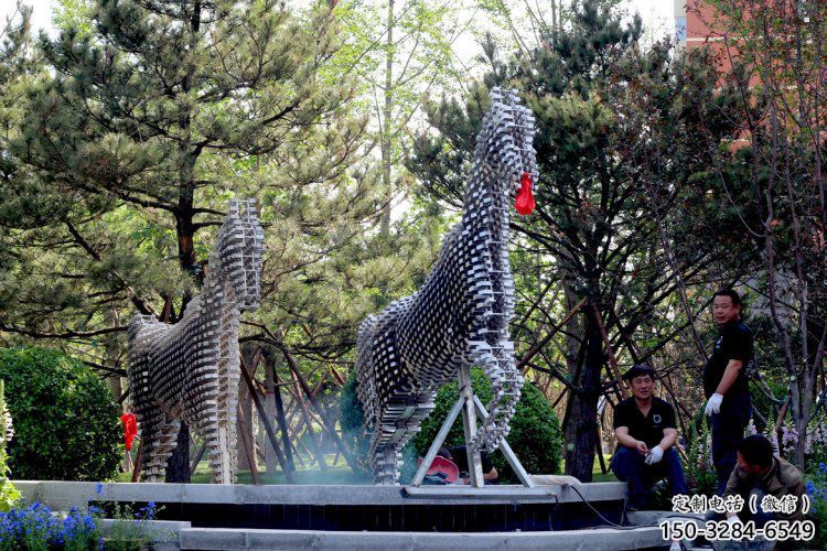 方塊馬雕塑承接,廣場系列,主題方塊馬雕塑標準 方塊馬雕塑承接,廣場系列,主題方塊馬雕塑標準
