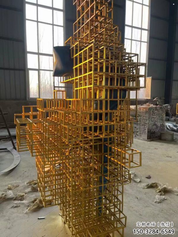 別墅區(qū)積木雕塑 別墅區(qū)積木雕塑