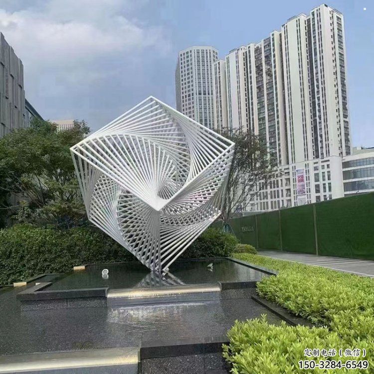 步行街積木雕塑 步行街積木雕塑