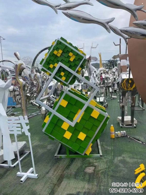 庭院積木雕塑 庭院積木雕塑