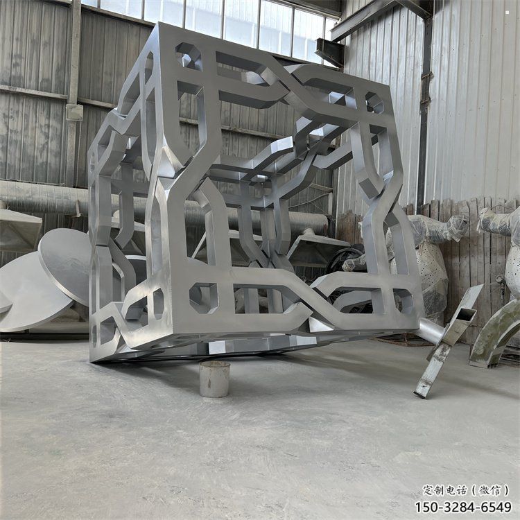 立方體雕塑特供,地標擺件,鏤空鏤空立方體雕塑選用 立方體雕塑特供,地標擺件,鏤空鏤空立方體雕塑選用