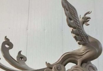 景觀孔雀雕塑制作，標識雕塑，銅孔雀雕塑生產