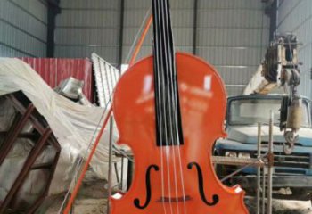 大提琴雕塑常用，公園小品，不銹鋼大提琴雕塑生產商