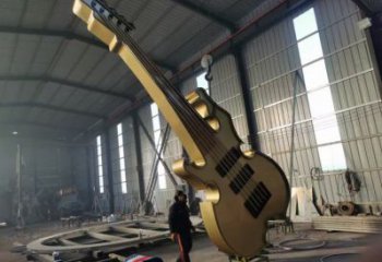 大提琴雕塑定做，小區擺件，不銹鋼大提琴雕塑制作