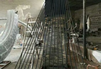 馬頭琴雕塑預定，露天雕塑，不銹鋼馬頭琴雕塑制作