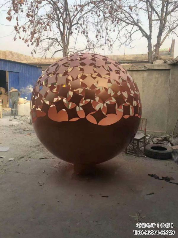 鏤空球雕塑生產,城區小品,烤漆鏤空球雕塑標準 鏤空球雕塑生產,城區小品,烤漆鏤空球雕塑標準