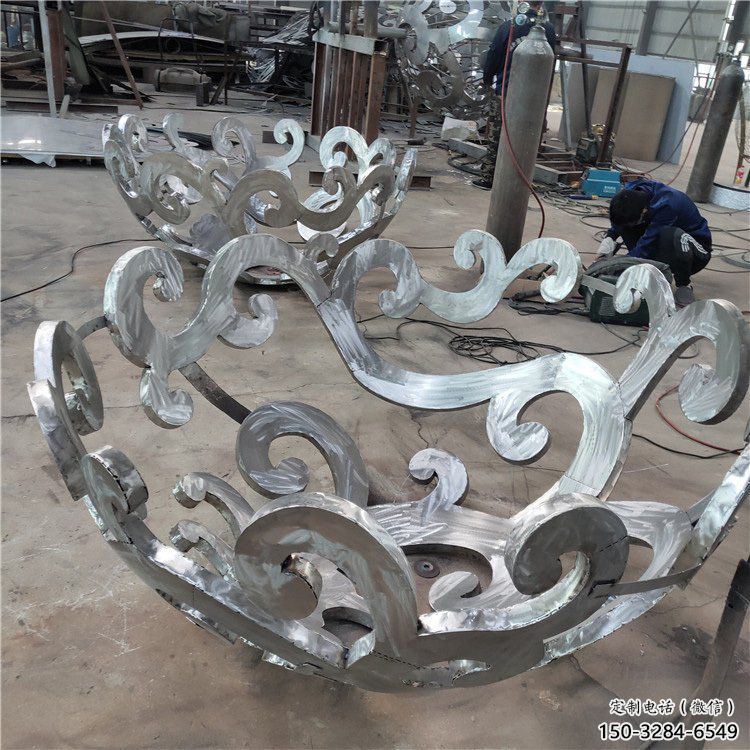 空心球雕塑標準，廣場系列，戶外鏤空空心球雕塑指用