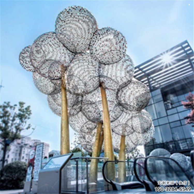 空心球雕塑訂做，多彩藝術，鏤空空心球雕塑制造