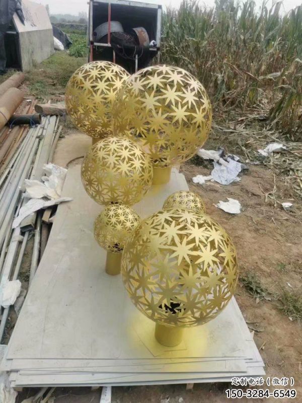 棱面球雕塑供給,市標雕塑,鏤空棱面球雕塑定制廠家 棱面球雕塑供給,市標雕塑,鏤空棱面球雕塑定制廠家