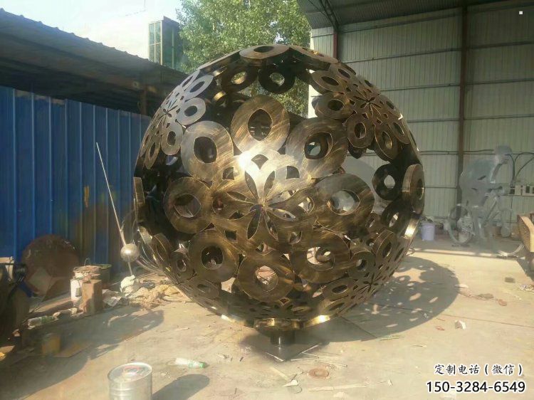球體雕塑廠家，景觀雕塑，不銹鋼球體雕塑生產廠家