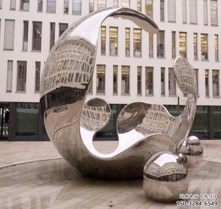 景觀球雕塑優(yōu)選，拉絲工藝，不銹鋼景觀球雕塑承接